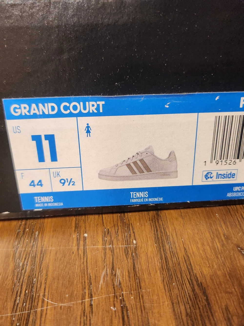 Adidas Grand Court Women's Casual Tennis Shoes - White/Bronze